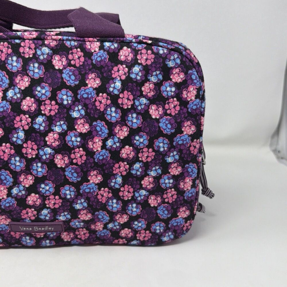 Vera Bradley Lighten Up Travel Organizer Berry Burst NWT Cosmetic Toiletry Bag - Picture 10 of 16